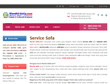 Tablet Screenshot of mandiri-sofa.com